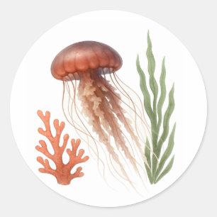 Sticker Rond Aquarelle