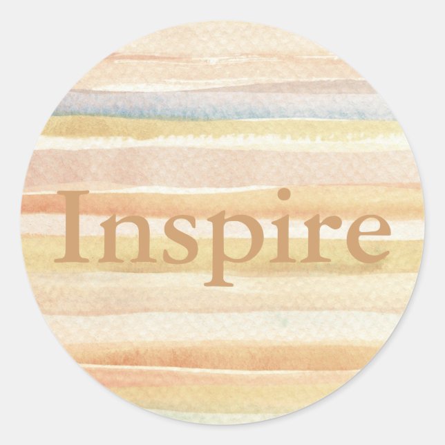 Sticker Rond Aquarelle art arrière - plan, texture (Devant)