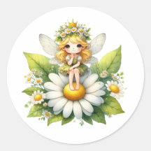Aquarelle Daisy Fairy