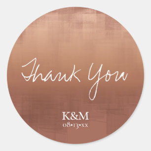 Sticker Rond Aquarelle Réflexions Merci Argile ID774