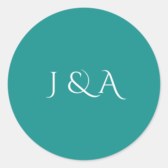 Sticker Rond Aquarium coloré (Devant)