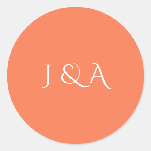 Sticker Rond Aquarium coloré (Devant)