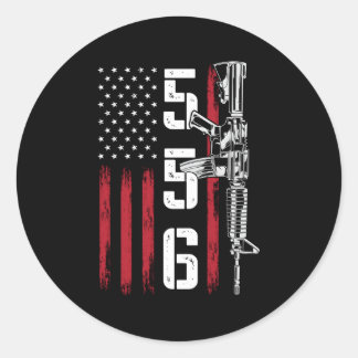 Sticker Rond Ar15 Rifle 2E Adt 556 Ar-15 Retour