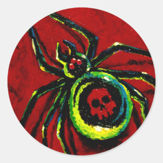 Sticker Rond Araignée