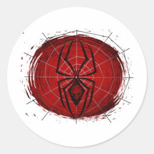 Sticker Rond Araignée tribale
