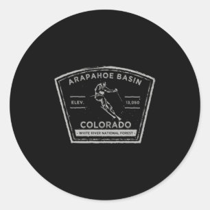 Sticker Rond Arapacute Ss Mignon Ss Bassin Colorado Manches Lon
