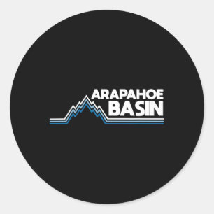 Sticker Rond Arapahoe Basin Snowboard Ski Snowboarder