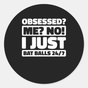 Sticker Rond Arbitre de cricket Joueur de cricket Tsman - Lance