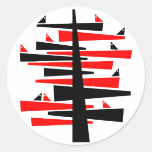 Sticker Rond Arborescence de conversation