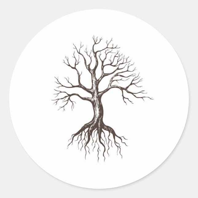 Sticker Rond Arbre (Devant)