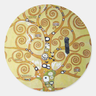 Sticker Rond ARBRE de la VIE - Klimt