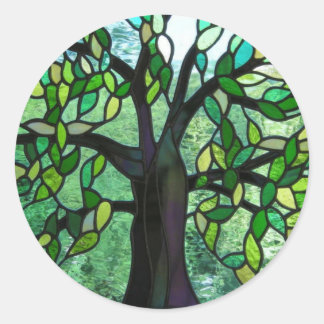 Sticker Rond Arbre de l'autocollant d'enchantement