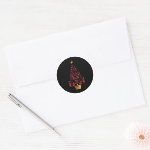 Sticker Rond Arbre de Noël du procureur