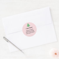 Arbre de Noël vert rose blanc que j'ai déplacé