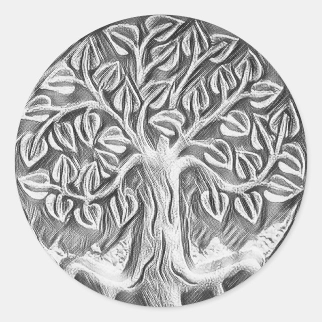 Sticker Rond Arbre de Vie (Devant)