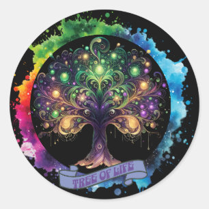 Sticker Rond Arbre de vie v2