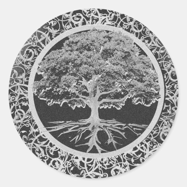 Sticker Rond Arbre de Vigor (Devant)