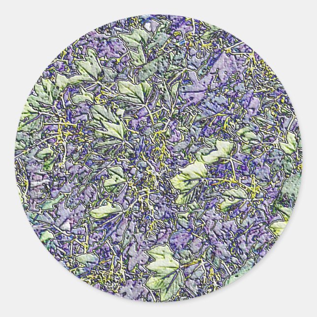 STICKER ROND ARBRES (Devant)