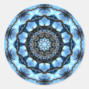 STICKER ROND ARBRES