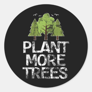 Sticker Rond Arbres plantes Arbres Hugger Jour des terres Arbor