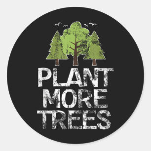 Sticker Rond Arbres plantes Arbres Hugger Jour des terres Arbor