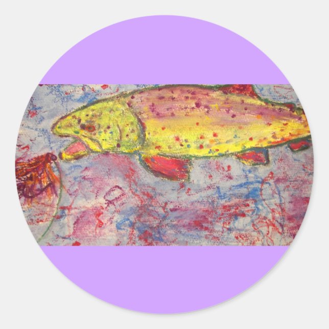 Sticker Rond arc-en-ciel (Devant)