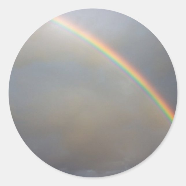 Sticker Rond Arc-en-ciel (Devant)