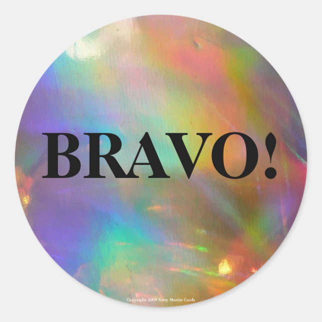 Sticker Rond Arc-nu d'automne (Devant)