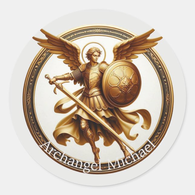 Sticker Rond Archangel Michael (Devant)