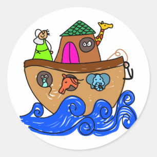 Sticker Rond Arche de Noahs