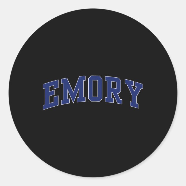 Sticker Rond Arche Emory Eagles (Devant)