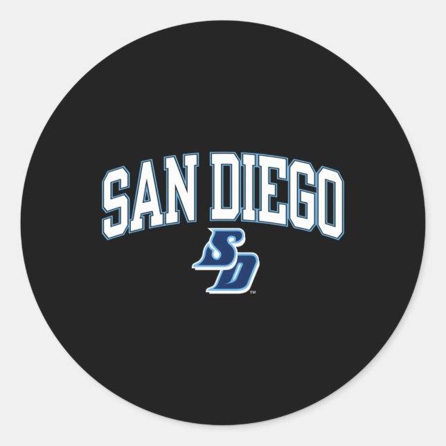 Sticker Rond Arche San Diego Toreros (Devant)
