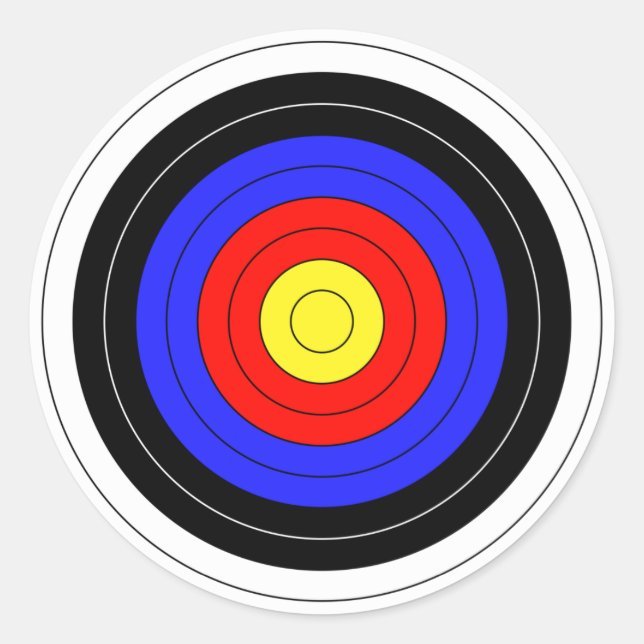 Sticker Rond archery (Devant)