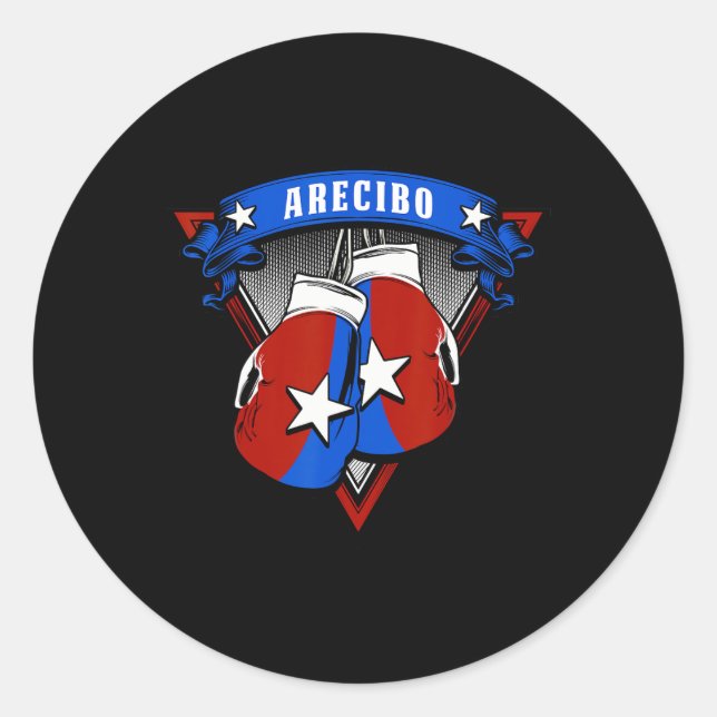 Sticker Rond Arecibo (Devant)