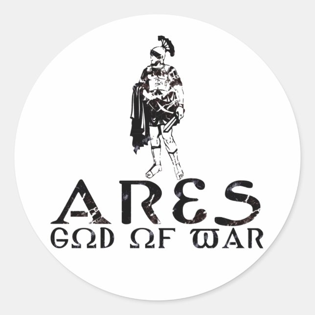 Sticker Rond Ares (Devant)