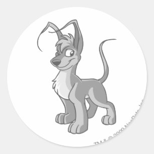 Sticker Rond Argent de Gelert