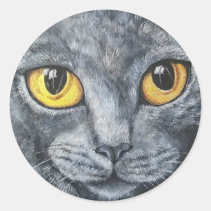 Sticker Rond Argent et or