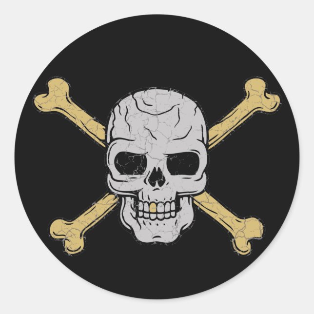 Sticker Rond Argent et or (Devant)