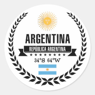 Sticker Rond Argentine