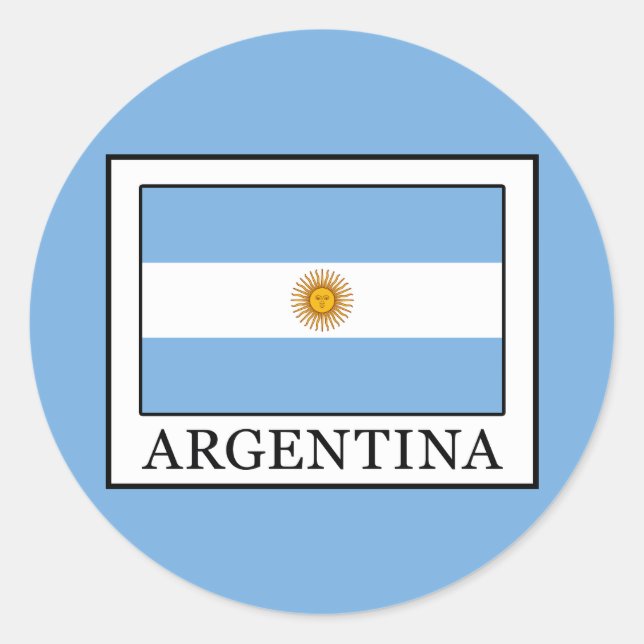 Sticker Rond Argentine (Devant)