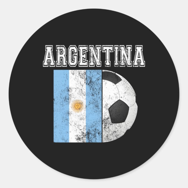 Sticker Rond Argentine Football Football (Devant)