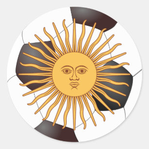 Sticker Rond Argentine Sol de Mayo