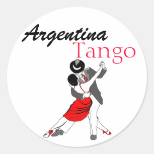 Sticker Rond Argentine Tango