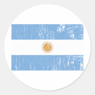 Sticker Rond Argentine vintage