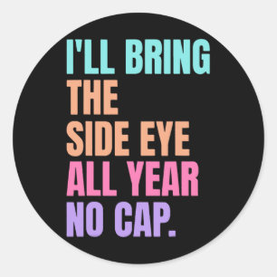 Sticker Rond Argot Gen Alpha Gen Z Rentrée Scolaire 2025 Enseig