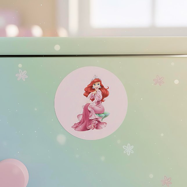Sticker Rond Ariel (Créateur téléchargé)