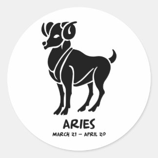 Sticker Rond Aries