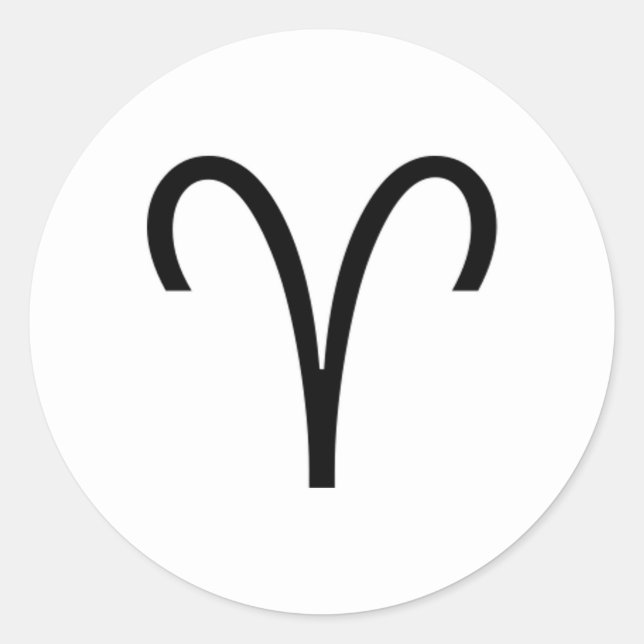 Sticker Rond Aries (Devant)