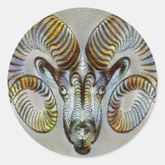 Sticker Rond Aries Venice (Devant)