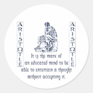 Sticker Rond Aristote